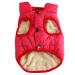 Joydaog 2-layer with fleece lined dog jacket very warm for winter and cold weather extra soft windproof dog vest rose XS X-Small (1 Pack) pink
