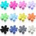 Flower Hair Clips 12Pcs Hair Claw Clips Cute Claw Clips for Women Girls Nonslip Matte Jaw Clip for Thick/Medium Hair Big Daisy Hair Clips Strong Hold for Thin Hair Fashion 12 Colorful Hair Accessories Gifts