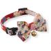 Necoichi Chirimen Kimono Bow Tie Cat Collar in Red - Stylish and Comfortable - Buy Online on GoSupps.com