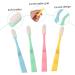 Minkissy Wangan Hair Toothbrush - Extra Soft Bristles Micro-Hand Design Sensitive Oral Care for Kids - 8 Pack in 2 Colors - Buy Online on GoSupps.com
