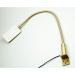 Kalb 4W LED Bedside Lamp Set of 2 - Matt Brass Reading Flex Lamps for Furniture - International Shipping - Buy Online on GoSupps.com