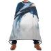 Waterproof Barber Cape -Art Blue Marble Cheetah Haircut Bib for Men Unisex Hair Cutting Cape(8rp1a)