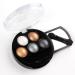 Mallofusa Professional Eye Shadow Palette - Metallic Shimmer Eyeshadow Powder in Taupe Craze - 5 Colors, 4.7oz - Buy Online on GoSupps.com