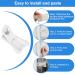 Wenrero 4-Piece Sliding Door Safety Lock Set | No Drill Child Lock with 3M Glue | Secure Windows & Closets | ABS 7cm Sliding Door Block - Buy Online on GoSupps.com