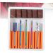 VINTORKY 1 Set pedicure bits gel polish remover drill bit Cuticle Drill Bit manicure drill bits kit de manicura electric tool electrical tools power tools manicure tools nail equipment 6.5x5.5cm Orange - Buy Online on GoSupps.com