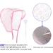 Bewudy 2 Sets of Hair Coloring Kits Hair Highlighting Caps Hair Dye Cap Disposable Hair Art Frosting Cap with Plastic Crochet Hook and Hair Dye Brushes for Salon Hair Dyeing Hairdressing (Pink) - Buy Online on GoSupps.com
