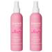 FUNCTION OF BEAUTY Curls With Benefits Detangle Define & Shine Spray for Curly Hair 7 oz Each (2-Pack) - Use as Detangler or Styler With Coconut Oil Vegan Squalane & Castor Oil