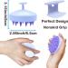 Hair Shampoo Brush & Scalp Massager - Soft Silicone Bristles for Hair Growth - Manual Wet & Dry Use (White) - Buy Online on GoSupps.com