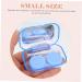 Solustre Cartoon Contact Lens Organizer Travel Case - 4 Box Set with Colorful Design | Perfect for Lens Protection & Care - Buy Online on GoSupps.com
