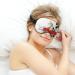 Light-Blocking Funny Dog Sports Car Sleep Mask | Soft Cartoon Eye Cover for Women & Men | Adjustable Comfortable Blindfold - Buy Online on GoSupps.com