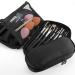 NOLITOY 2pcs Black Cosmetic Bags - Portable Makeup Organizer & Toiletry Pouch (27x17cm) - Stylish Makeup Brush Holder - Buy Online on GoSupps.com