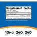 Nutricost Biotin 10 000mcg - 240 Capsules | Premium Vitamin B7 for Hair  Skin & Nails - Buy Online on GoSupps.com