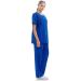 Banhada 7-Pocket V-Neck Top Medical Scrubs Set for Woman - 4 Way Stretch Comfort Light Weight 5X-PLUS Royal Blue