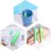 Fengek 10-Piece Mini Folding Travel Toothbrush Kit with Case - Portable for Adults, Camping, Hiking, Business Trips - 2 Styles, 9 Colors - Buy Online on GoSupps.com