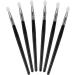 FRCOLOR Silicone Eyeshadow Brush Professional Silicone Lipstick Applicator Lip Makeup Brush Set for Applying Cream 6pcs 14.5x0.5cm Black - Buy Online on GoSupps.com