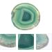 minkissy 1 Piece Natural Agate Round Manicure Color Palette Safe Durable Nail Art Mixing Board For Professional Home Use For Color Blending Makeup 75x7cm Vegetable - Buy Online on GoSupps.com