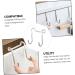 NAMOARLY 6pcs Back of Door Hooks Hat Wall Hooks Kitchen Cabinet Hooks S Hook Stainless Steel Cupboard - Buy Online on GoSupps.com