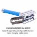 Parker Butterfly Open Safety Razor with 5 Premium Blades Blue | Best International Shipping - Buy Online on GoSupps.com