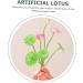 Zerodeko 4 Bunches Artificial Lotus Artificial Wedding Bouquet Green Decor Fake Plant Decor Summer Plant Decor Lifelike Simulation Lotus Faux Plant Greenery Little Lotus Plastic Modeling Assorted Colorx2pcs 24.5X15CMx2pcs - Buy Online on GoSupps.com