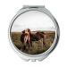 Mirror Travel Mirror animal animals cavalry pocket mirror portable mirror