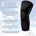 Omni Fit Knee Bandage - Your Second Skin for Pain-Free Movement | Maximum Support & Comfort | Stay Active & Confident | L Gray - Buy Online on GoSupps.com