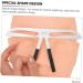 WOFASHPURET Eyebrow Ruler for Girl Stainless Eyebrow Position Ruler Tool Measuring Ruler Eyebrow Marks Portable - Buy Online on GoSupps.com