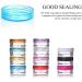 Shop Pudsern 40 Pcs 5G Cosmetic Containers - Empty Round Plastic Jars for Creams Nail Polish Lip Balm & Makeup Storage (10 Colors) - Buy Online on GoSupps.com