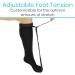 Plantar Fasciitis Stretch Sock - Non-Slip Calf Night Relief for Heel Pain Achilles Tendonitis Therapy Compression Sleeve for Men & Women - Ultrastretch Foot Support - Buy Online on GoSupps.com