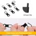 6 Pack Zipper Replacement Slides - Removable Zipper Repair Pulls for Jackets Pants Shoes & Backpacks (Black) - Buy Online on GoSupps.com
