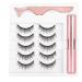 Easy to Use Makeup Magnet False Eyelashes Magnetic Liquid Eyeliner Tweezers Eyelash Makeup Tool Set