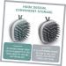 WOONEKY Silicone Shampoo Comb Set - 2 Pack Scalp Brushes for Effortless Hair Washing & Scalp Care - Buy Online on GoSupps.com