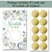 Haizct 50 Pack Watercolor Eucalyptus Blank Gift Certificate Scratch Off Cards for Small Business Spa Beauty Makeup Hair Salon Baby Shower Country Wedding Bridal Shower Gold-GK080 - Buy Online on GoSupps.com