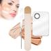 Professional make-up spatula with leather case & make-up pallets kxamelie stainless steel foundation spatula robust cosmetic spatula made of metal beauty make-up set B