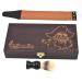 Frcolor 1 set of razor set for men travel rasier protection case travel hand rasier-etui Reiserasiereretui Razor brush Servant razor case beard-rasier set classic synthetic leather brush travel