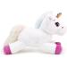 Zappi Co Ultra Soft Pink White Unicorn Plush Toy (36cm) - Eco-Friendly Newborn Gift - Buy Online on GoSupps.com