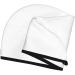 Quick-Dry Hair Towel Wrap with Button - White Towel Turban for Effortless Hair Drying - Buy Online on GoSupps.com