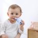Heccei Baby Teething Ring - BPA-Free Silicone Elephant Cooling Toy for Gums | Dental Aid for 3+ Months - Blue - Buy Online on GoSupps.com