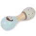 Bieco Baby Rassel Wood Hedgehog & Dumbbell Rattles | 2 Set | 19 cm | Musical Instruments for Children | Montessori Rattles for Baby 0-6 Months & 1 Year+ - Buy Online on GoSupps.com