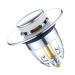 2pcs/set Sink Plug Bathroom PopUp Wash Basin Plug Replacement Plastic & Brass Strainer Popup Sink Plugs Kitchen Sink Plug