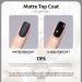 GAOY Matte Gel Top Coat for Gel Nail Polish 16ml No Wipe Matte Finish for Long Lasting UV Gel Nail Art DIY - Buy Online on GoSupps.com