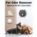 Mknzome Cat Litter Deodorizer - Intelligent Odor Eliminator for Litter Boxes | 99% Deodorization | Mini Air Purifier for Cats & Small Areas - Buy Online on GoSupps.com