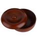 Ankroyu Foaming Shaving Soap Cream Bowl Rubber Wood Shaving Shell with Lid | Keeps Foam Warm for Men's Wet Shaving - Buy Online on GoSupps.com
