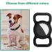 Ainiv Silicone Protection Case for Apple Airtag - Black | Protective Cover for Dog & Cat Tracking | Compatible Airtag Finder Accessories - Buy Online on GoSupps.com