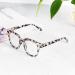 Kokobin Oversized Anti-Blue Light Reading Glasses for Women - Stylish Gray Leopard Square Frame (3.5 Diopters) | Fashionable Computer Glasses - Buy Online on GoSupps.com