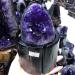 Natural Crystal Rough Natural Purple Crystal Cluster Natural Amethyst cave Decoration + Base Stones (Size : 700-800g)