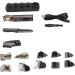 Qukaim Hair Trimmer Set Electric Hair Clipper Set with 6 Guide Combs for Men Waterproof Nose Hair Cutter and Eyebrow Grooming - Buy Online on GoSupps.com
