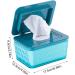 Wipes Dispenser Baby Wipes Case with Lid Removable Portable Wet Wipe Pouch Baby Holders Wipes Freshh Easy Open and Close Non-Slip Wipes Dispenser Secure Lid Keeps Wipes Freshh for Home Blue - Buy Online on GoSupps.com