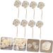 Villcase 8-Piece Wood Flower Rattan Sola Fragrance Oil Diffuser - Aromatherapy Home Scents & Spa Decor - Buy Online on GoSupps.com