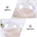 minkissy 2 Pcs Lace Washbasin Multitools Washing Basin Wash Basin Mutitool Foot Wash Bucket Small Kitchen Vegetable Washing Bowl Home Face Basin Dish Pan Outdoor Vegetable Dish Pp 23x23cmx2pcs Transparentx2pcs - Buy Online on GoSupps.com