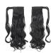 Shop 45cm Black Wavy Ponytail Clip-In Braid Extension - Realistic Hairpiece for Effortless Style - Buy Online on GoSupps.com